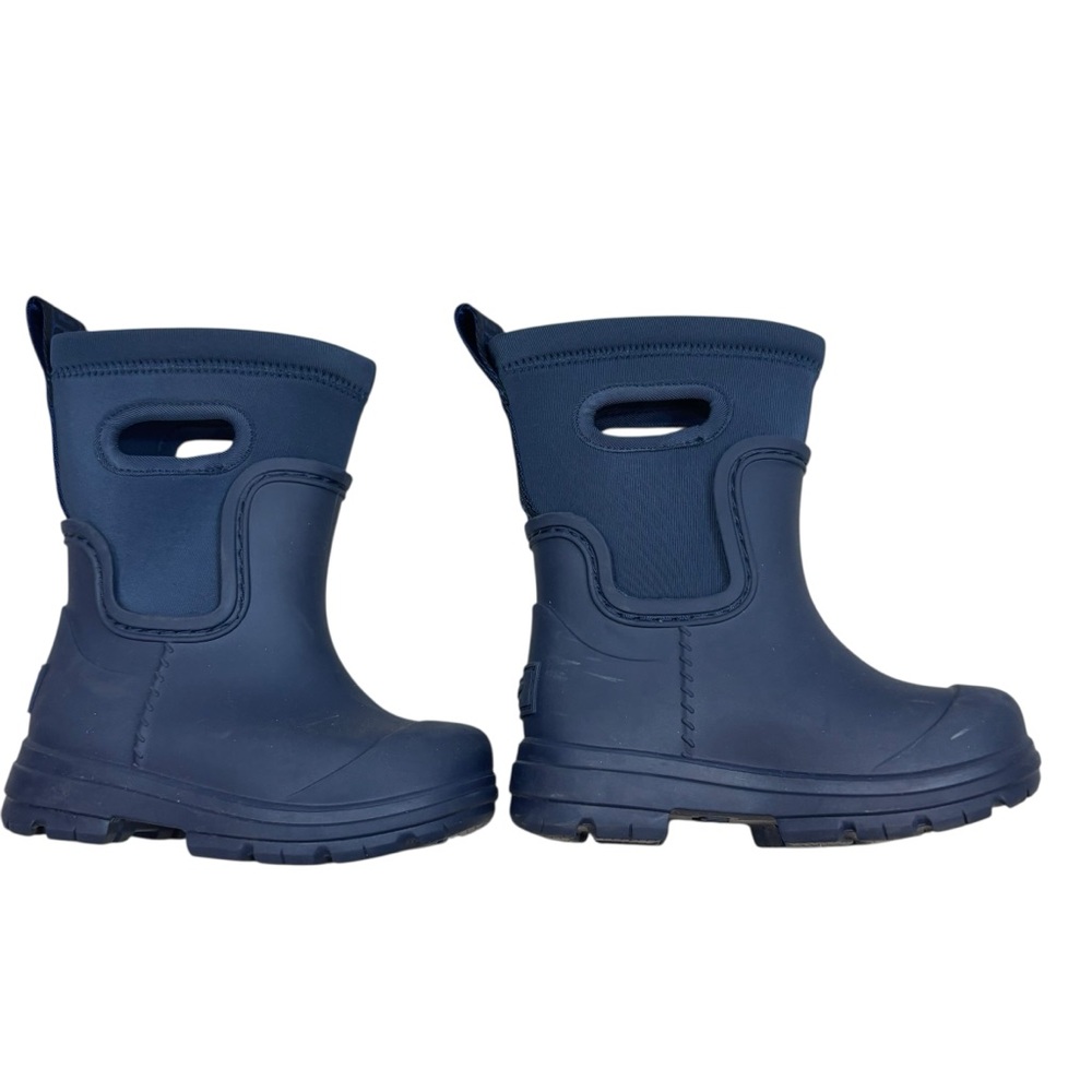 Ugg Toddler Navy Blue Droplet Mini Rain‎ Boots Size 7